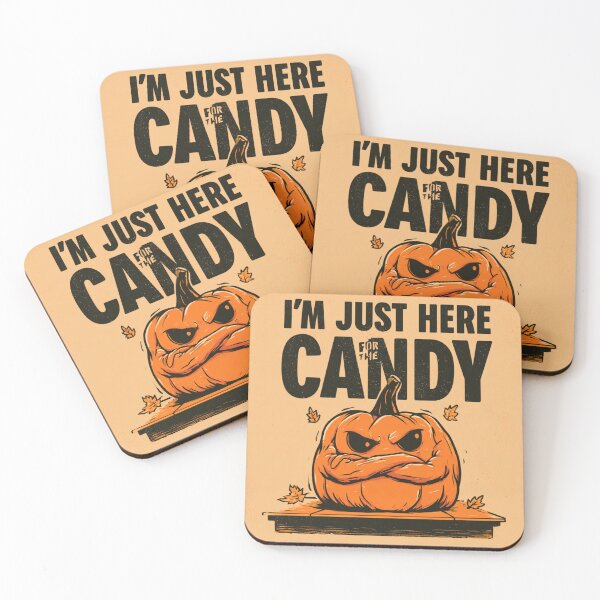 Item preview, Grumpy Pumpkin I'm Just Here For The Candy designed and sold by NicolasGlowArt.