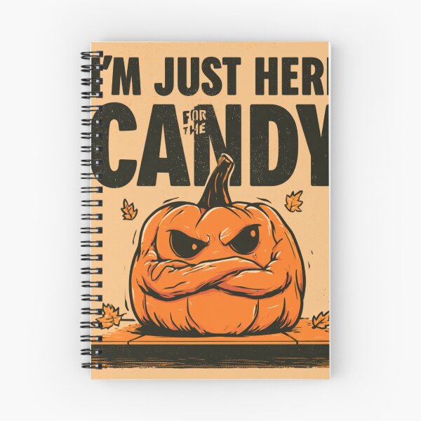 Item preview, Grumpy Pumpkin I'm Just Here For The Candy designed and sold by NicolasGlowArt.