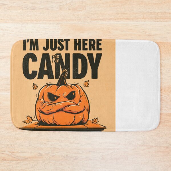Item preview, Grumpy Pumpkin I'm Just Here For The Candy designed and sold by NicolasGlowArt.