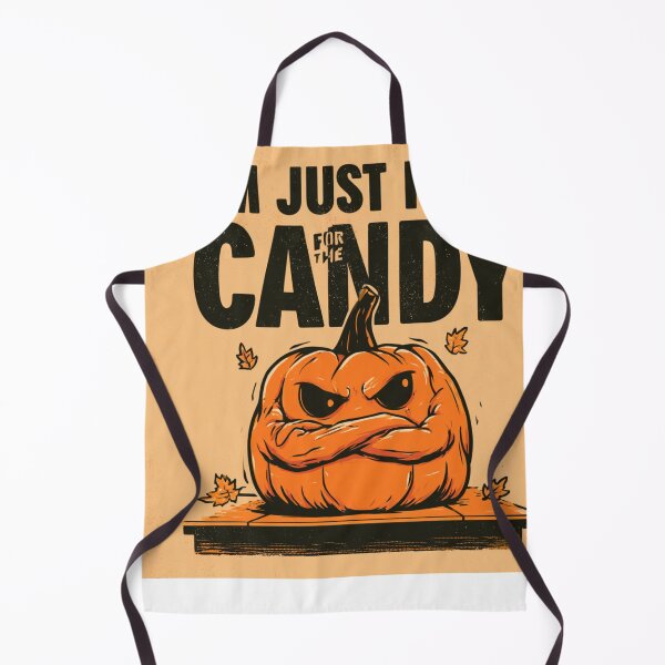Item preview, Grumpy Pumpkin I'm Just Here For The Candy designed and sold by NicolasGlowArt.