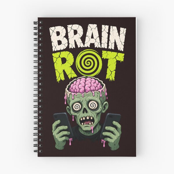 Item preview, Brain Rot Double Smartphone Zombie - Funny Halloween Meme designed and sold by LV-creator.