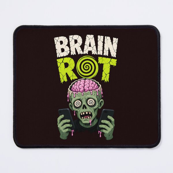 Item preview, Brain Rot Double Smartphone Zombie - Funny Halloween Meme designed and sold by LV-creator.
