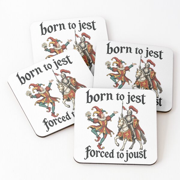 Item preview, Born To Jest, Forced To Joust Funny Medieval Meme designed and sold by roni-harbor.