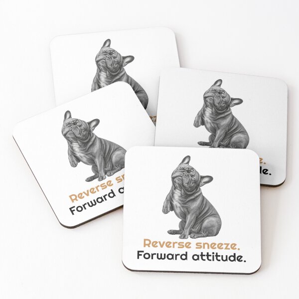Item preview, Funny French Bulldog Sneeze Attitude Quote  designed and sold by bluesquidink.