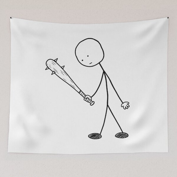 Item preview, Stick Figure With Club designed and sold by Teem97.