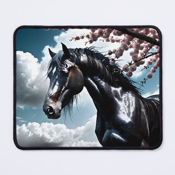 Item preview, But the big black horse said, "Look this way" - He said, "Hey lady, will you marry me?" 11 designed and sold by deep-sea-birds.