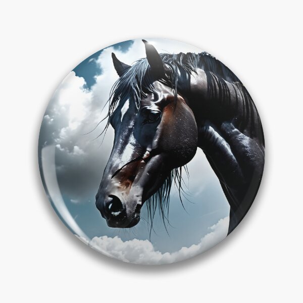 Item preview, But the big black horse said, "Look this way" - He said, "Hey lady, will you marry me?" 11 designed and sold by deep-sea-birds.