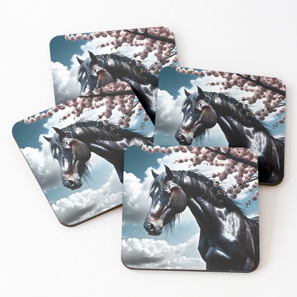 Item preview, But the big black horse said, "Look this way" - He said, "Hey lady, will you marry me?" 11 designed and sold by deep-sea-birds.