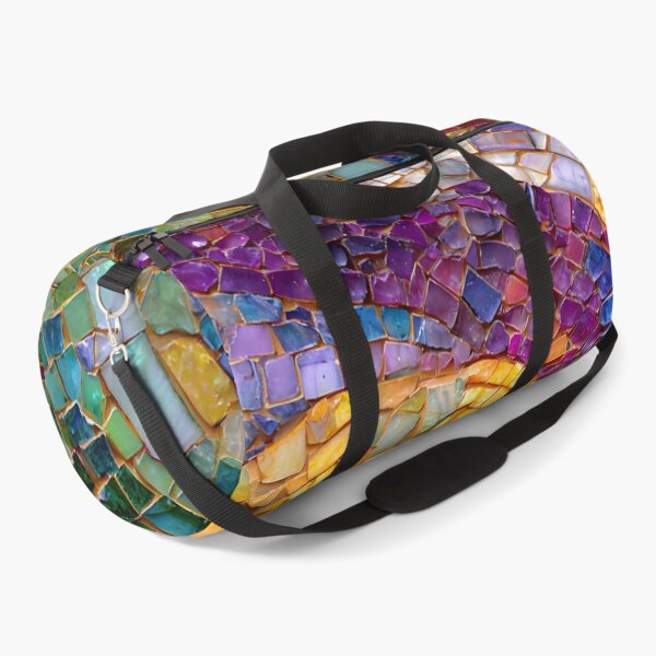 Item preview, Gaudi Inspired Spiral Mosaic Pattern Colorful Trencadís Glass Art designed and sold by GrinGalore.