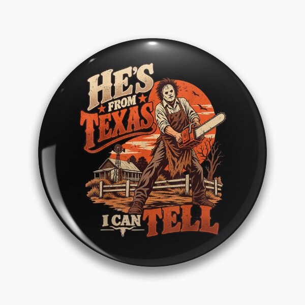 Item preview, Hes from Texas I Can Tell Chainsaw Witch Horror Halloween  designed and sold by Szartstudios.