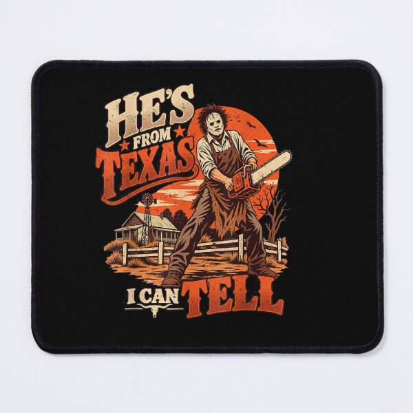 Item preview, Hes from Texas I Can Tell Chainsaw Witch Horror Halloween  designed and sold by Szartstudios.