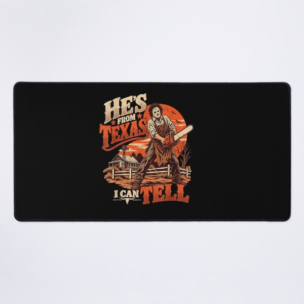 Item preview, Hes from Texas I Can Tell Chainsaw Witch Horror Halloween designed and sold by Szartstudios.