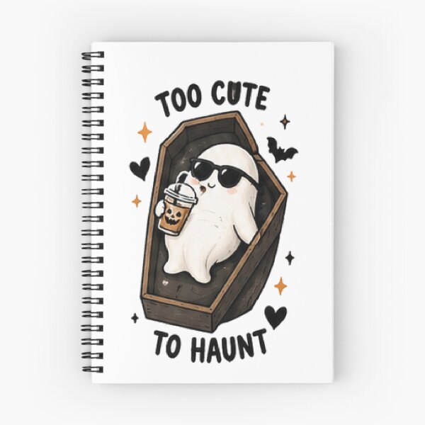 Item preview, Cute Halloween Night Characters Ghosts Cats Skeletons Witches and Pumpkins designed and sold by ucpstudio.
