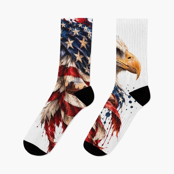 Item preview, American eagle with USA flag and Monument Valley designed and sold by Fotografin1981.