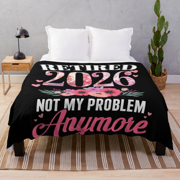 Item preview, Retired 2026 not My Problem Anymore Floral Women Retirement designed and sold by jarlinxsanchez.