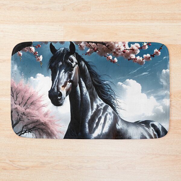 Item preview, But the big black horse said, "Look this way" - He said, "Hey lady, will you marry me?" 12 designed and sold by deep-sea-birds.