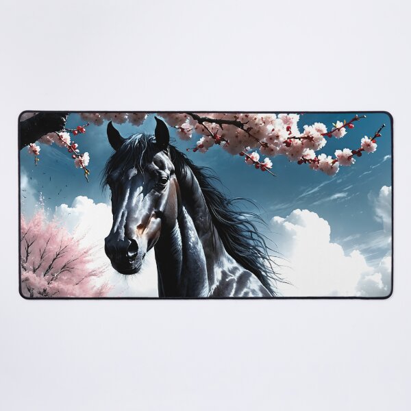 Item preview, But the big black horse said, "Look this way" - He said, "Hey lady, will you marry me?" 12 designed and sold by deep-sea-birds.