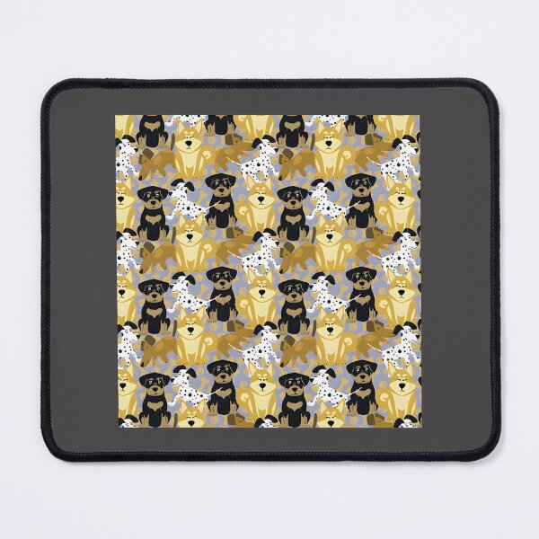 Item preview, Cute Puppy Pattern Design with Playful Dog Illustrations designed and sold by kevinmonebiang.