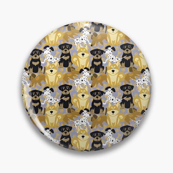 Item preview, Cute Puppy Pattern Design with Playful Dog Illustrations designed and sold by kevinmonebiang.