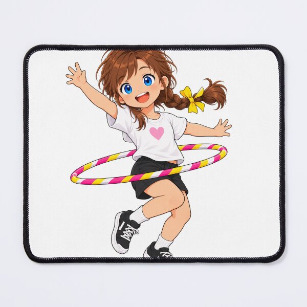 Item preview, Cute Girl Hula Hooping Playful Kids Design designed and sold by Kenzie & Co.