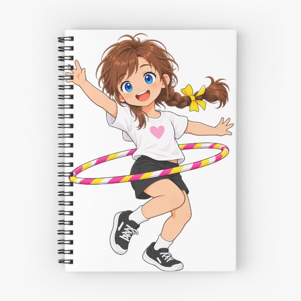 Item preview, Cute Girl Hula Hooping Playful Kids Design designed and sold by Kenzie & Co.