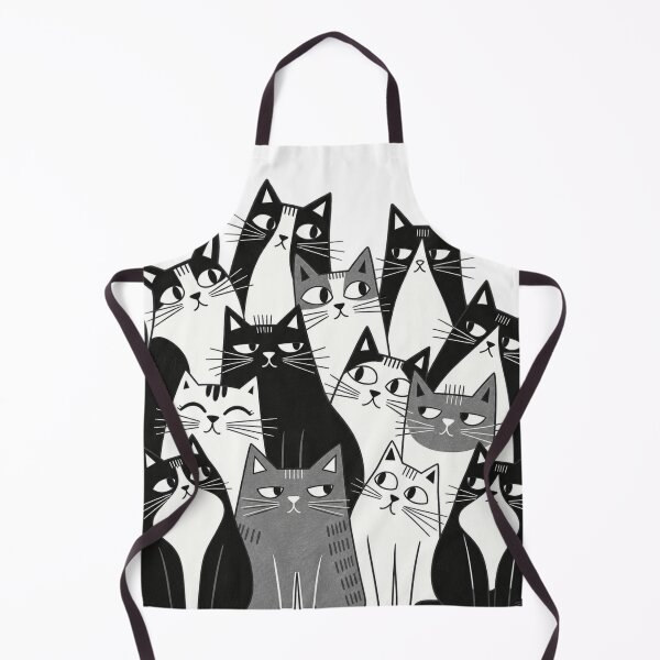 Item preview, The Cat Crew – Funny Cat Illustration, Quirky Cats, Feline Squad & Cat Lover Art. designed and sold by SaraSumi.