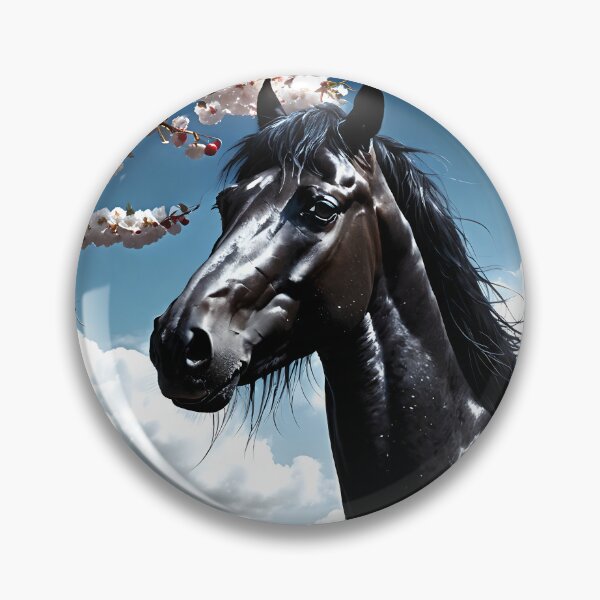 Item preview, But the big black horse said, "Look this way" - He said, "Hey lady, will you marry me?" 13 designed and sold by deep-sea-birds.