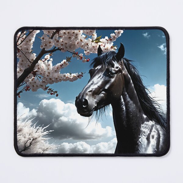 Item preview, But the big black horse said, "Look this way" - He said, "Hey lady, will you marry me?" 13 designed and sold by deep-sea-birds.