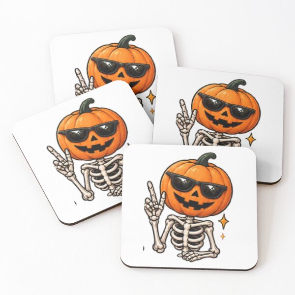 Item preview, Cute Spooky Halloween Character Collection with Ghosts Cats and Pumpkins designed and sold by ucpstudio.