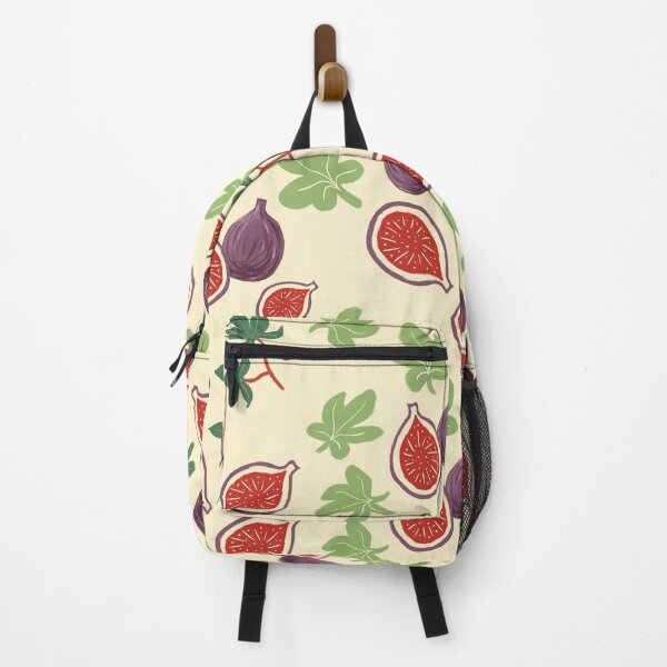 Item preview, Botanical Fig Lino Print Retro Fabric Pattern designed and sold by LafinaArt.
