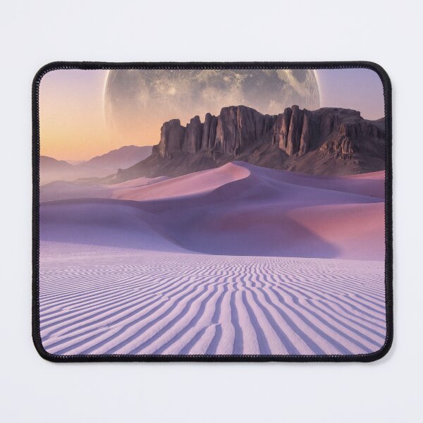 Item preview, Violet Dune Sea Ringed Moon designed and sold by sapirzi.