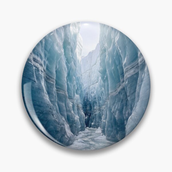 Item preview, Blue Ice Canyon Meltwater Stream designed and sold by sapirzi.