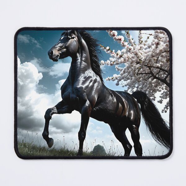 Item preview, But the big black horse said, "Look this way" - He said, "Hey lady, will you marry me?" 14 designed and sold by deep-sea-birds.