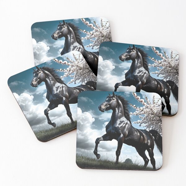 Item preview, But the big black horse said, "Look this way" - He said, "Hey lady, will you marry me?" 14 designed and sold by deep-sea-birds.