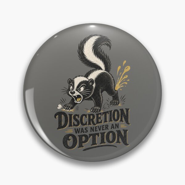 Item preview, Discretion Was Never An Option Shirt, Funny Skunk T-Shirt, Dramatic Animal Tee, Sarcastic Nature Lover Gift, Vintage Funny Graphic designed and sold by TshirtsLabs.