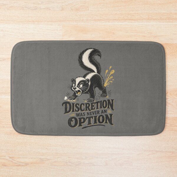 Item preview, Discretion Was Never An Option Shirt, Funny Skunk T-Shirt, Dramatic Animal Tee, Sarcastic Nature Lover Gift, Vintage Funny Graphic designed and sold by TshirtsLabs.