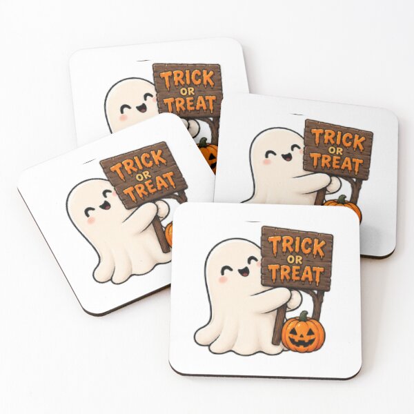 Item preview, Adorable Halloween Ghosts Black Cats Witches and Pumpkins Cute Autumn Design designed and sold by ucpstudio.