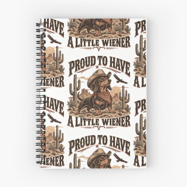 Item preview, Proud To Have A Little Wiener Funny Dachshund Cowboy Retro Design designed and sold by SEINENGAPPI19.