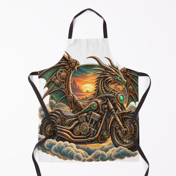 Item preview, Mechanical Dragon Motorcycle – Steampunk Winged Machine designed and sold by meghnad.