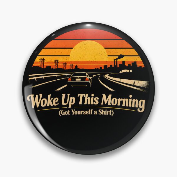 Item preview, Woke Up This Morning – Minimalist Lyric Tee Sopranos designed and sold by WhisperFrame.
