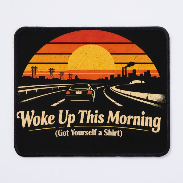Item preview, Woke Up This Morning – Minimalist Lyric Tee Sopranos designed and sold by WhisperFrame.