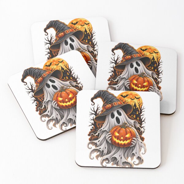 Item preview, Spooky Ghost Pumpkin Halloween Night – Cute Gothic Autumn Design designed and sold by Erin-Hurt.