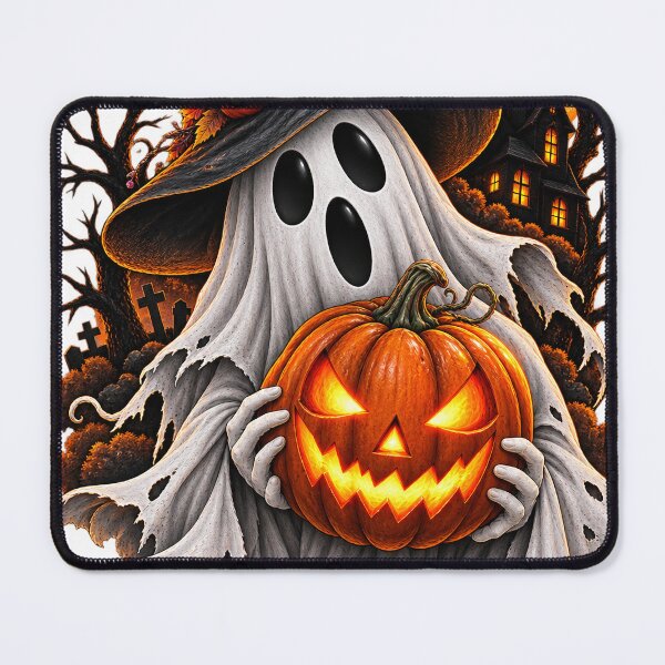 Item preview, Spooky Ghost Pumpkin Halloween Night – Cute Gothic Autumn Design designed and sold by Erin-Hurt.