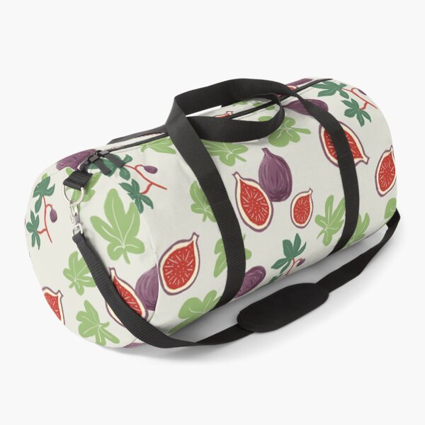 Item preview, Botanical Fig Lino Print Retro Fabric Pattern designed and sold by LafinaArt.