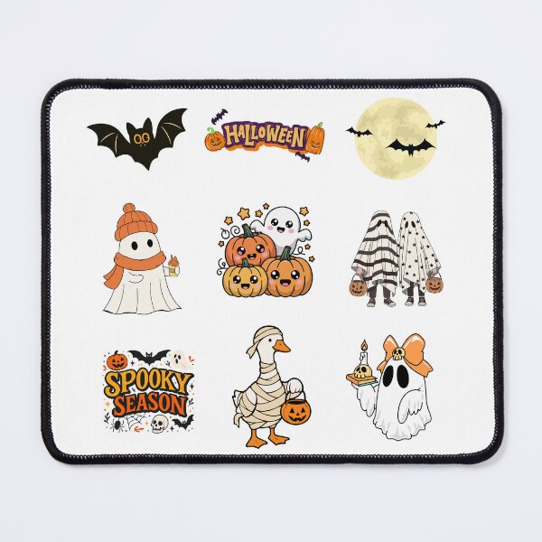 Item preview, Cute Spooky Halloween Ghosts & Pumpkin Friends Stickers designed and sold by Butterfly Effect.