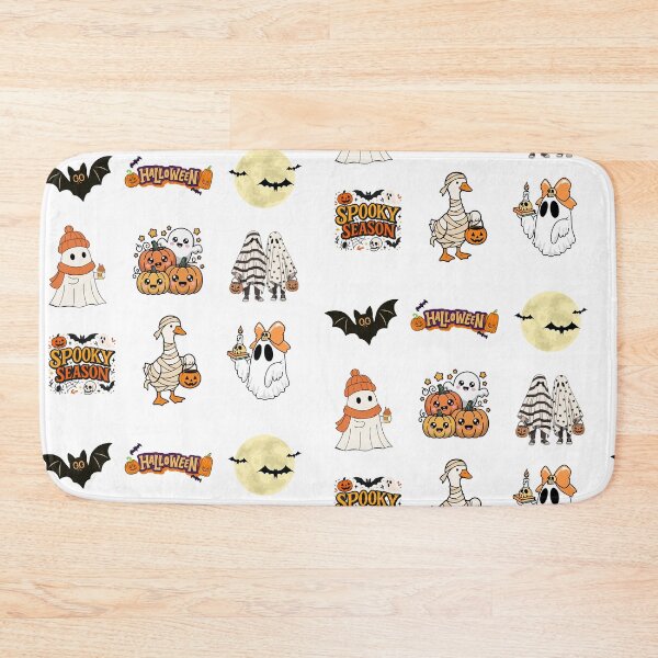 Item preview, Cute Spooky Halloween Ghosts & Pumpkin Friends Stickers designed and sold by Butterfly  Effect.