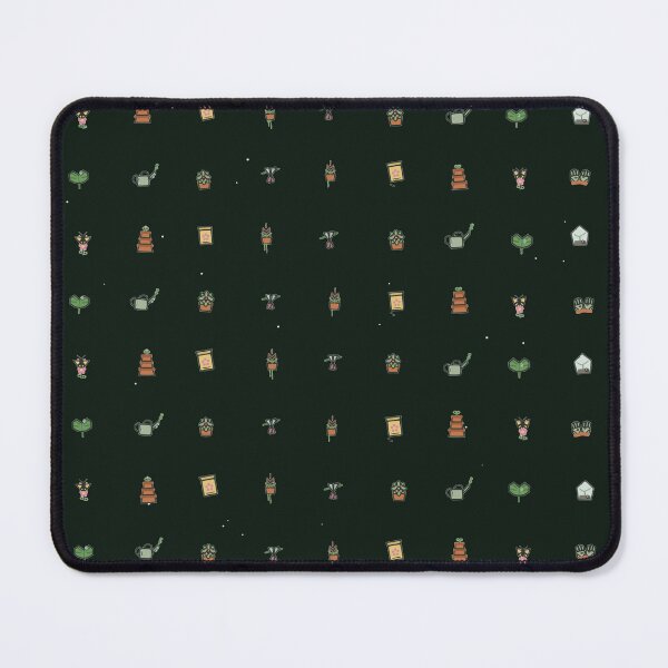 Item preview, Overgrown Greenhouse Plant Parent Botanical Micro Icon Seamless Pattern designed and sold by KungPowUnicorn.