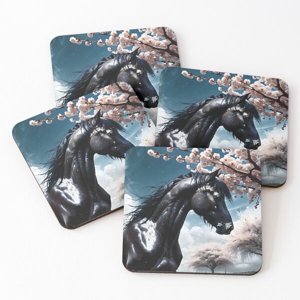 Item preview, But the big black horse said, "Look this way" - He said, "Hey lady, will you marry me?" 16 designed and sold by deep-sea-birds.