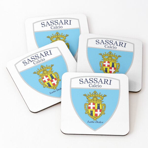 Item preview, Sassari Calcio Latte Dolce Italian Football Club Crest Logo designed and sold by Émile A Jetté.