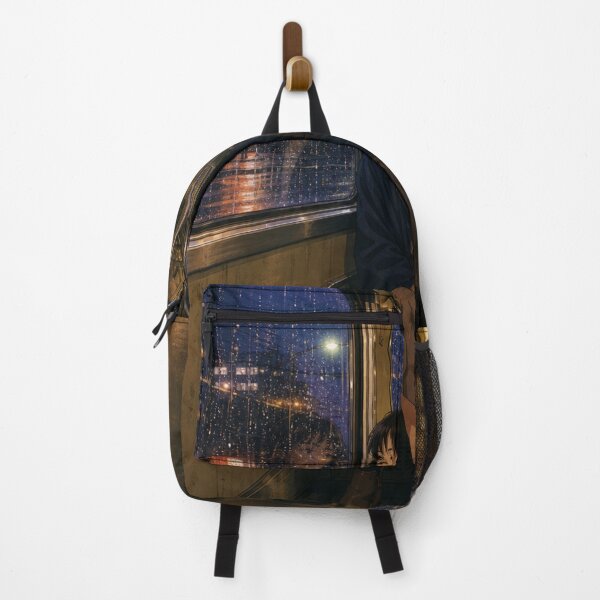 Item preview, Rainy Night Train Ride Anime Girl designed and sold by vekotpu.